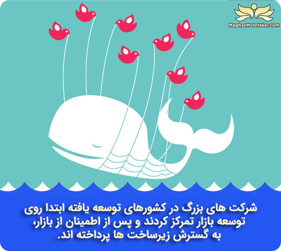 همیشه توسعه بازار بر توسعه زیرساخت کسب و کار مقدم است