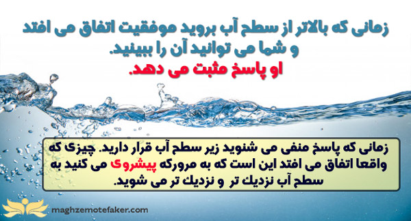 در فروش به روش مستقیم به مخاطب اطمینان می دهیم تا از او پاسخ مثبت بگیریم و از سطح آب بالاتر بیاییم.